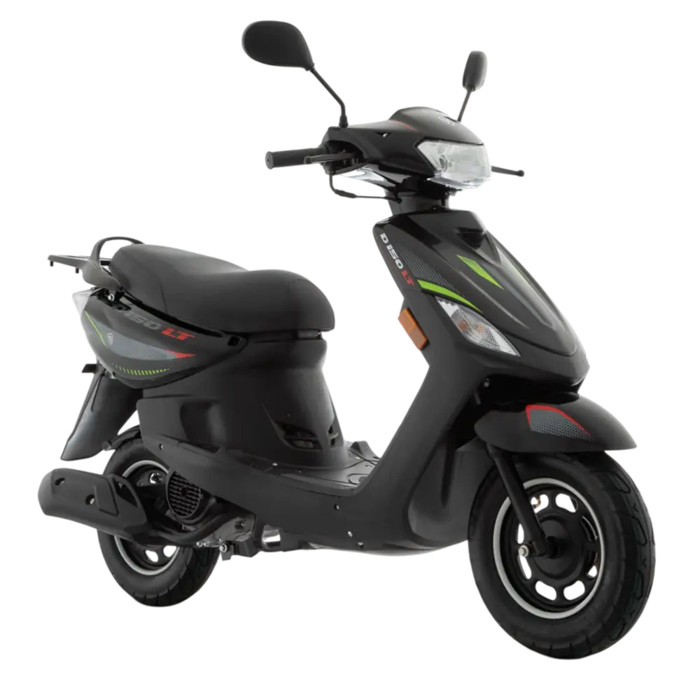 Motocicleta D150 LT Negra