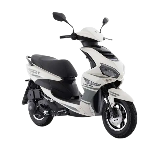 Motocicleta Modena 125 blanco gris