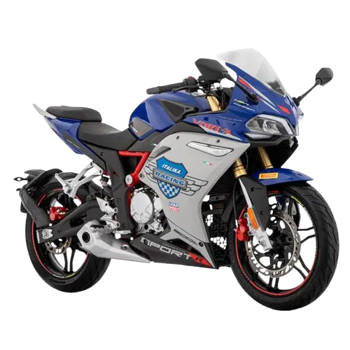 Motocicleta Vort-X 300R Azul con Gris
